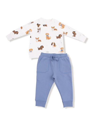 Raglan Sweatshirt & Jogger Set