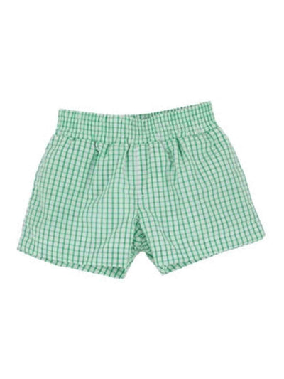 Sheffield Shorts- Kiawah Kelly Green Windowpane