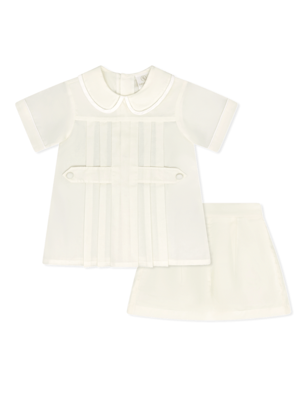 Andrew Short Set - Blessings Yellow Batiste - Posh Tots Children's Boutique