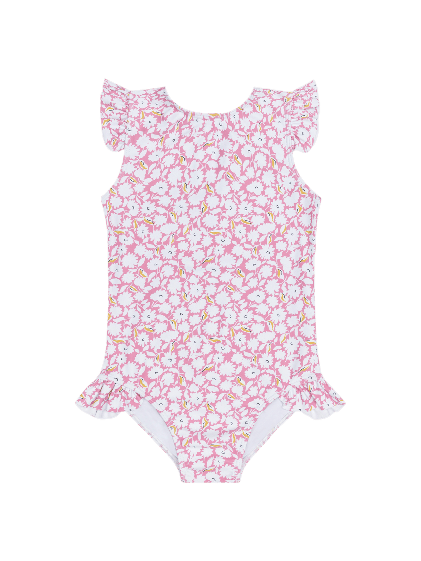 Blush Bloom Ruffle Cap Sleeve One Piece