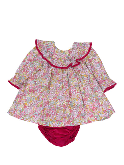 Layla Bloomer Set - Raspberry Floral