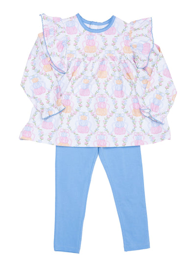 Abree Legging Set - Pumpkin Trellis