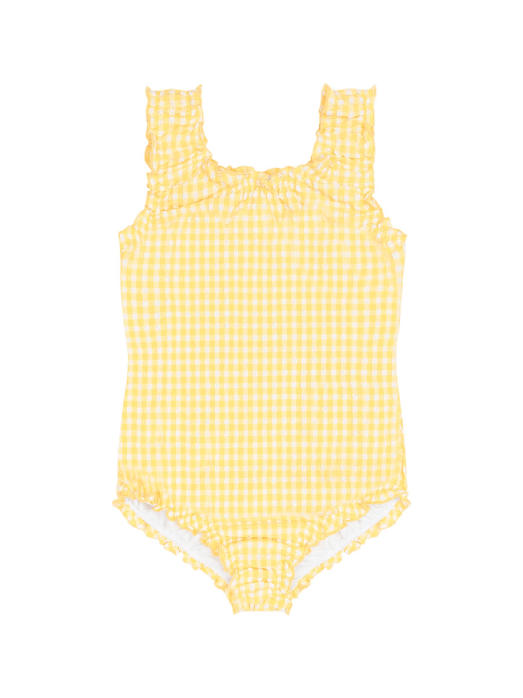 PRE-ORDER Soleil Gingham Scoop Neck One Piece - Posh Tots Children's Boutique
