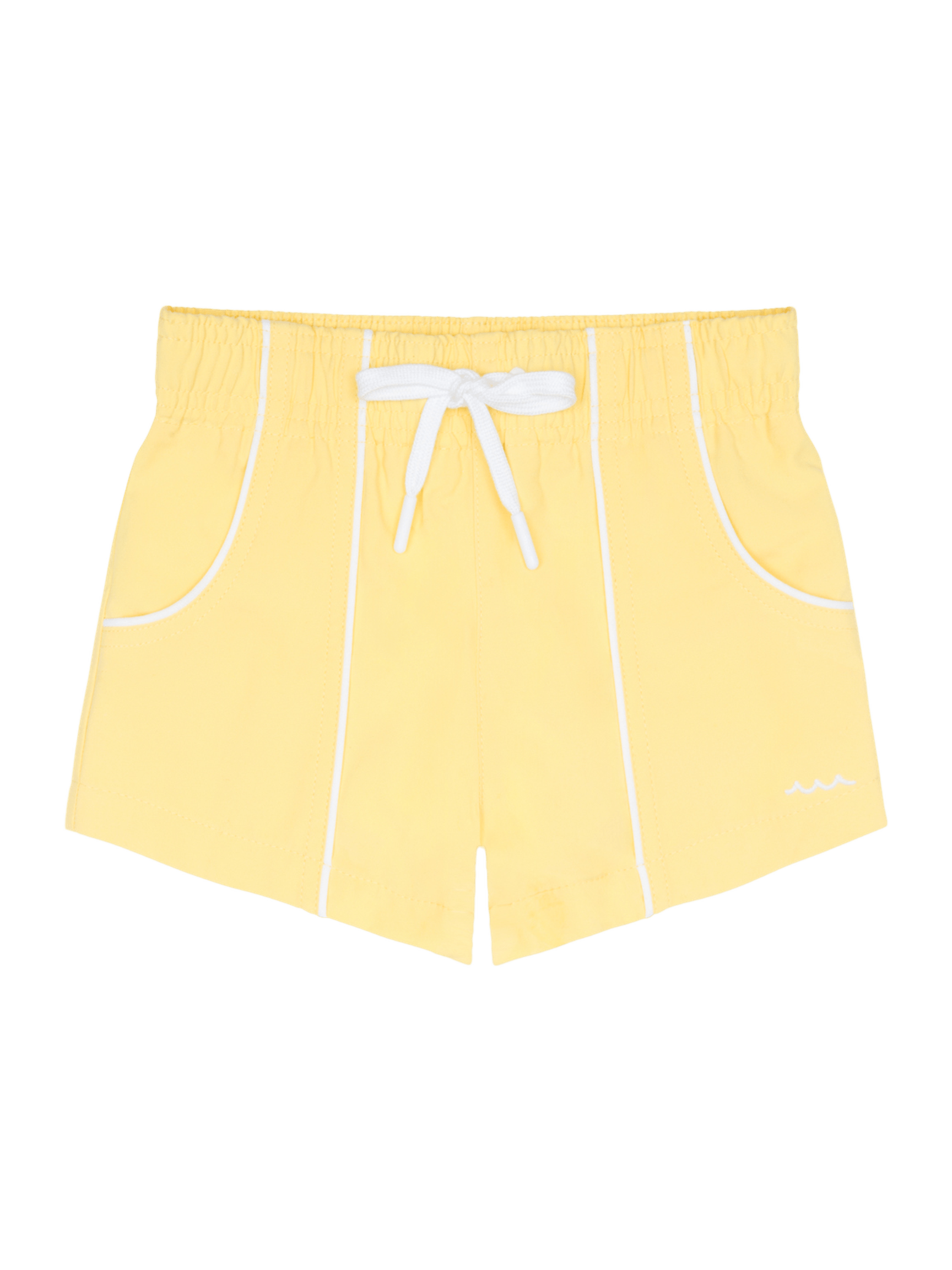 PRE-ORDER Soleil Yellow Panelled Boardie - Posh Tots Children's Boutique