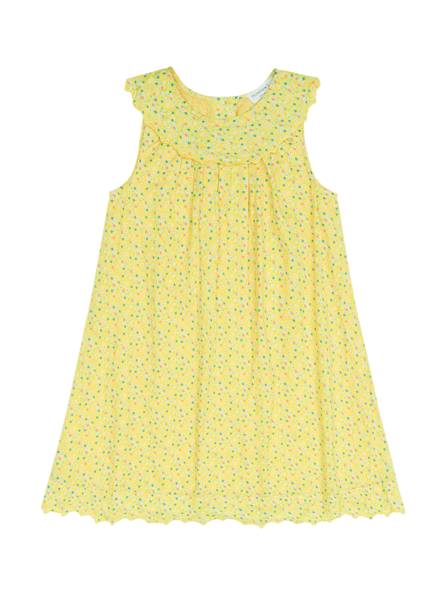 PRE-ORDER Petite Fleur Ruffle Collar Dress - Posh Tots Children's Boutique