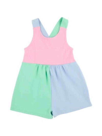 Reagan Romper- Hamptons Hot Pink/Beale Street Blue/Grace Bay Green