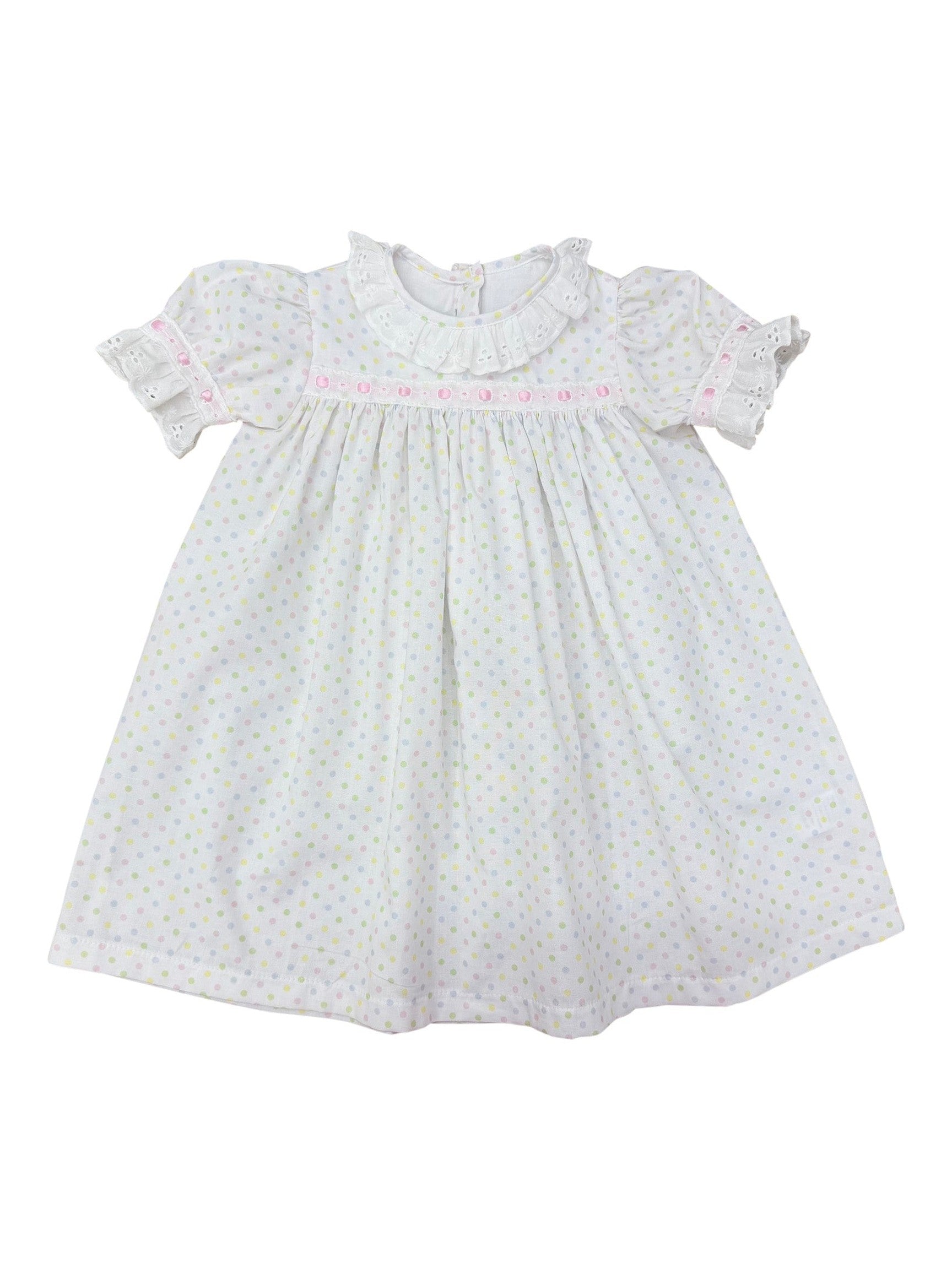 Margaret Dress - Pastel Bitty Dot