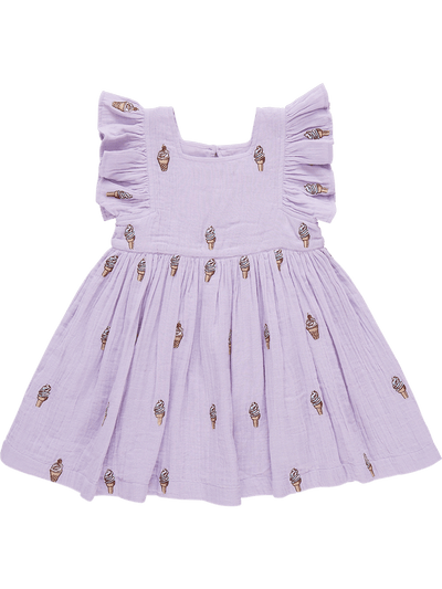 Elsie Dress- Lavender Soft Serve