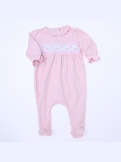 Valentine's Classics Smocked Footie