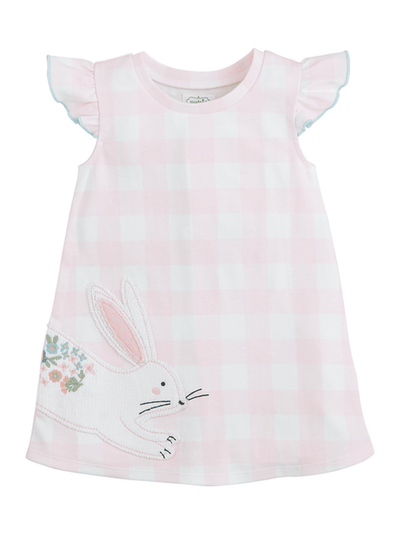 Bunny Check Toddler Dress