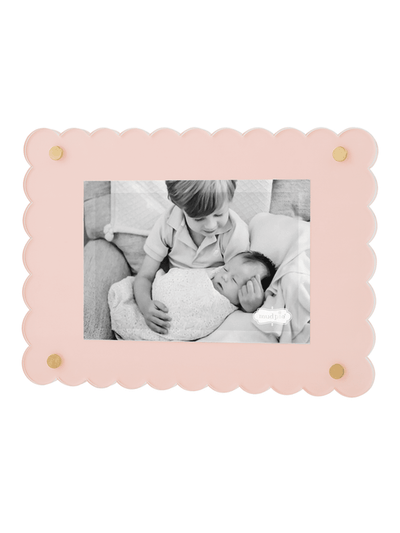 Scalloped Acrylic Picture Frame