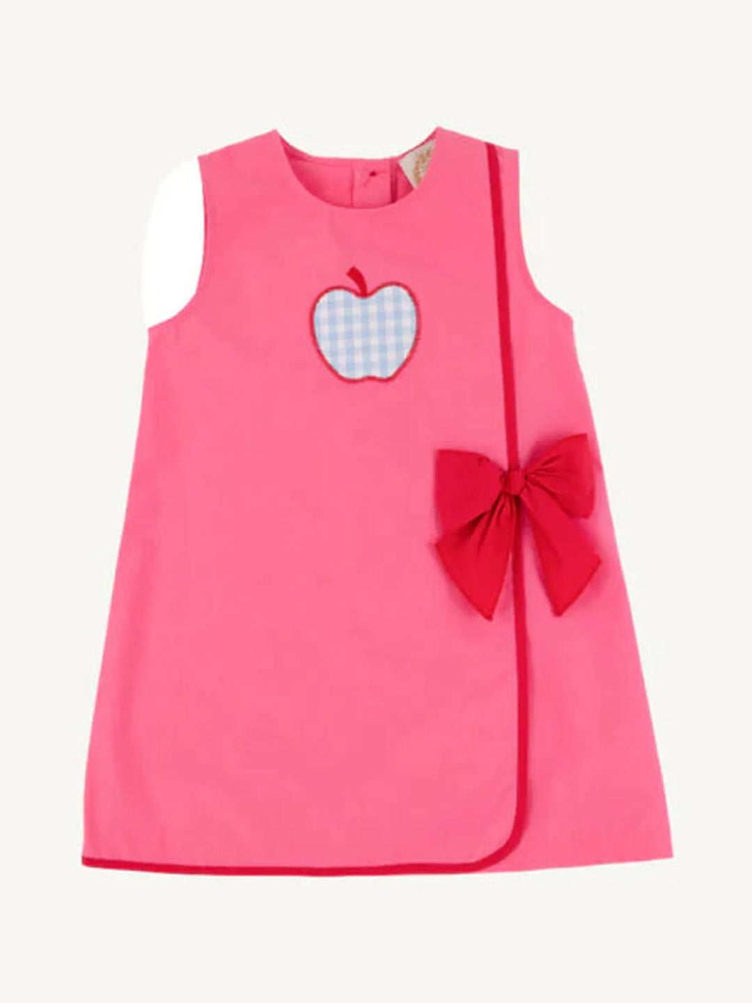 Wilma Faux Wrap Dress- Richmond Red Apple Posh Tots Children's