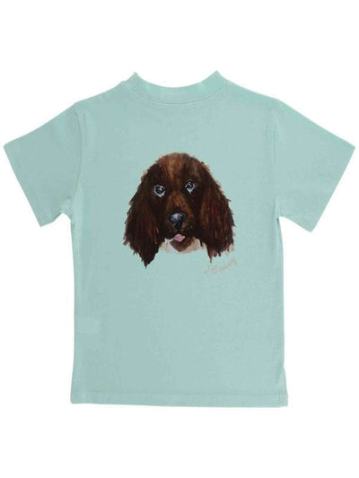 PRE-ORDER Logo Tee- Dog on Seaglass