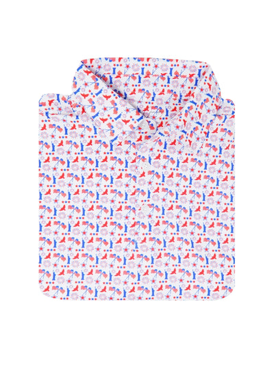 Albatross Youth Polo - White Americana