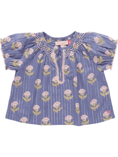 Ava Top- Periwinkle Small Bud