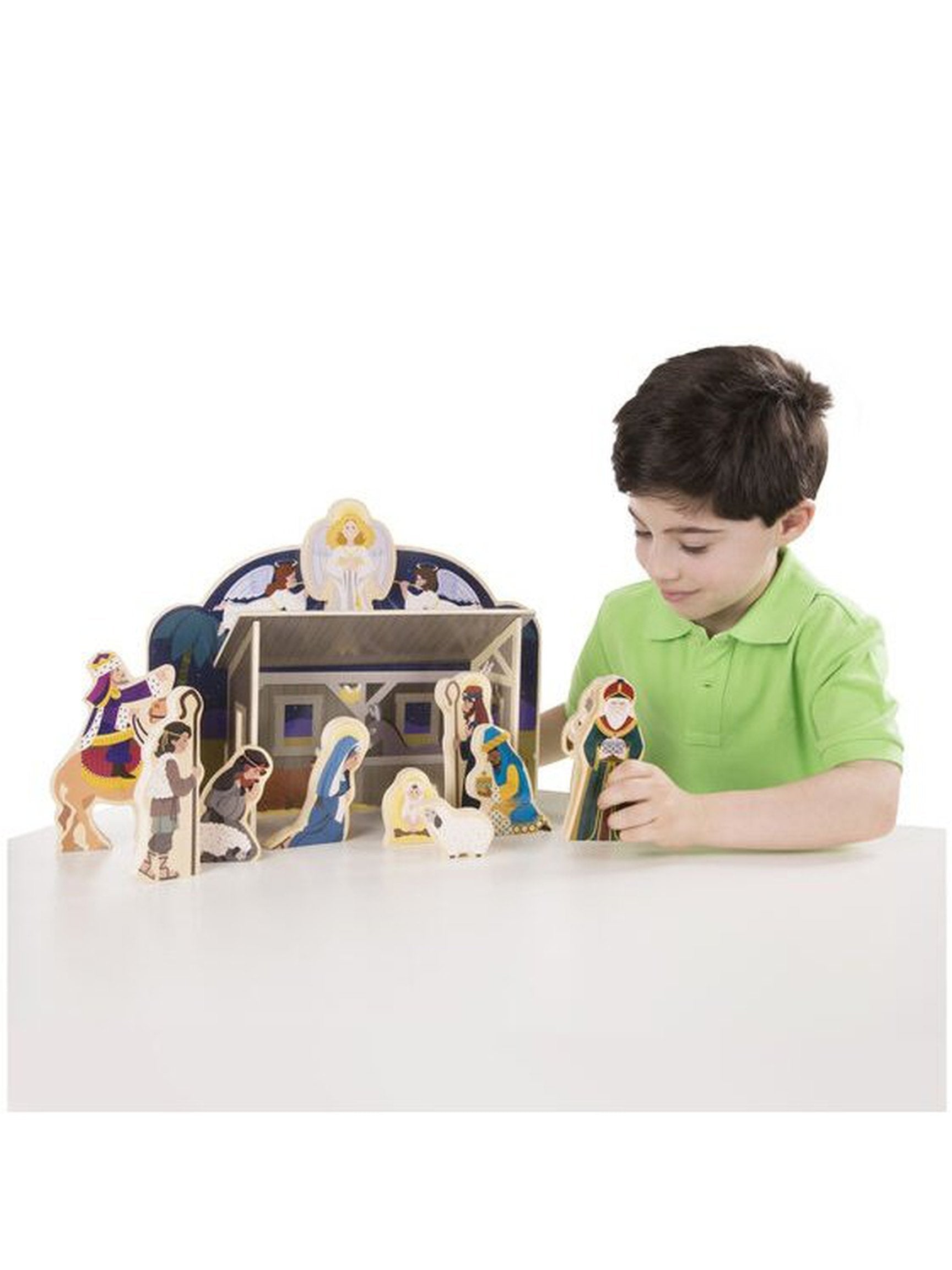 Wooden Christmas Nativity Set