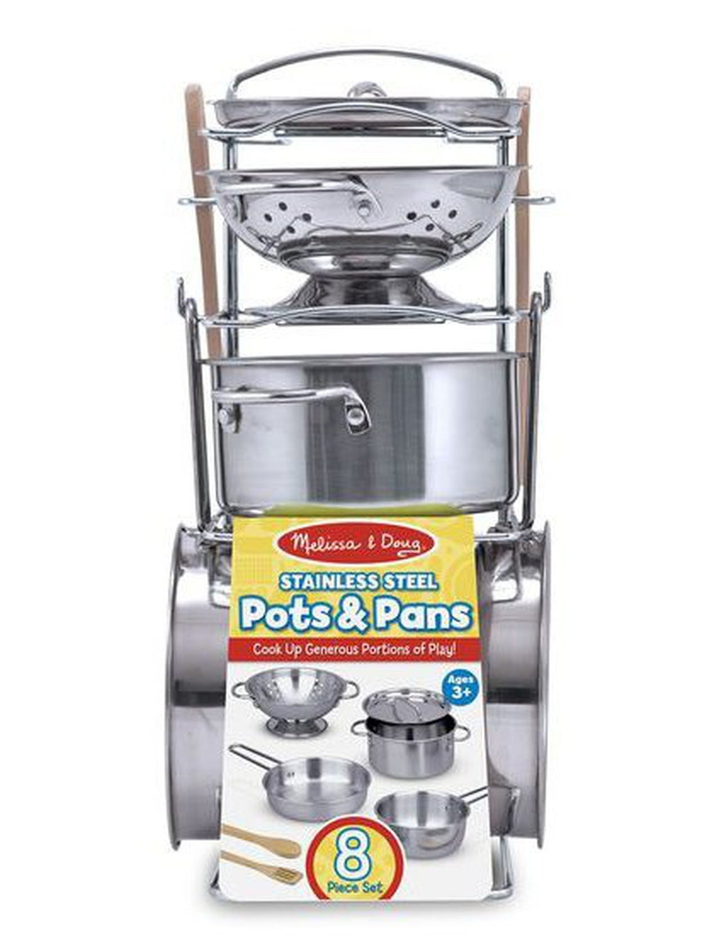 Stainless Steel Pots & Pans Play Set