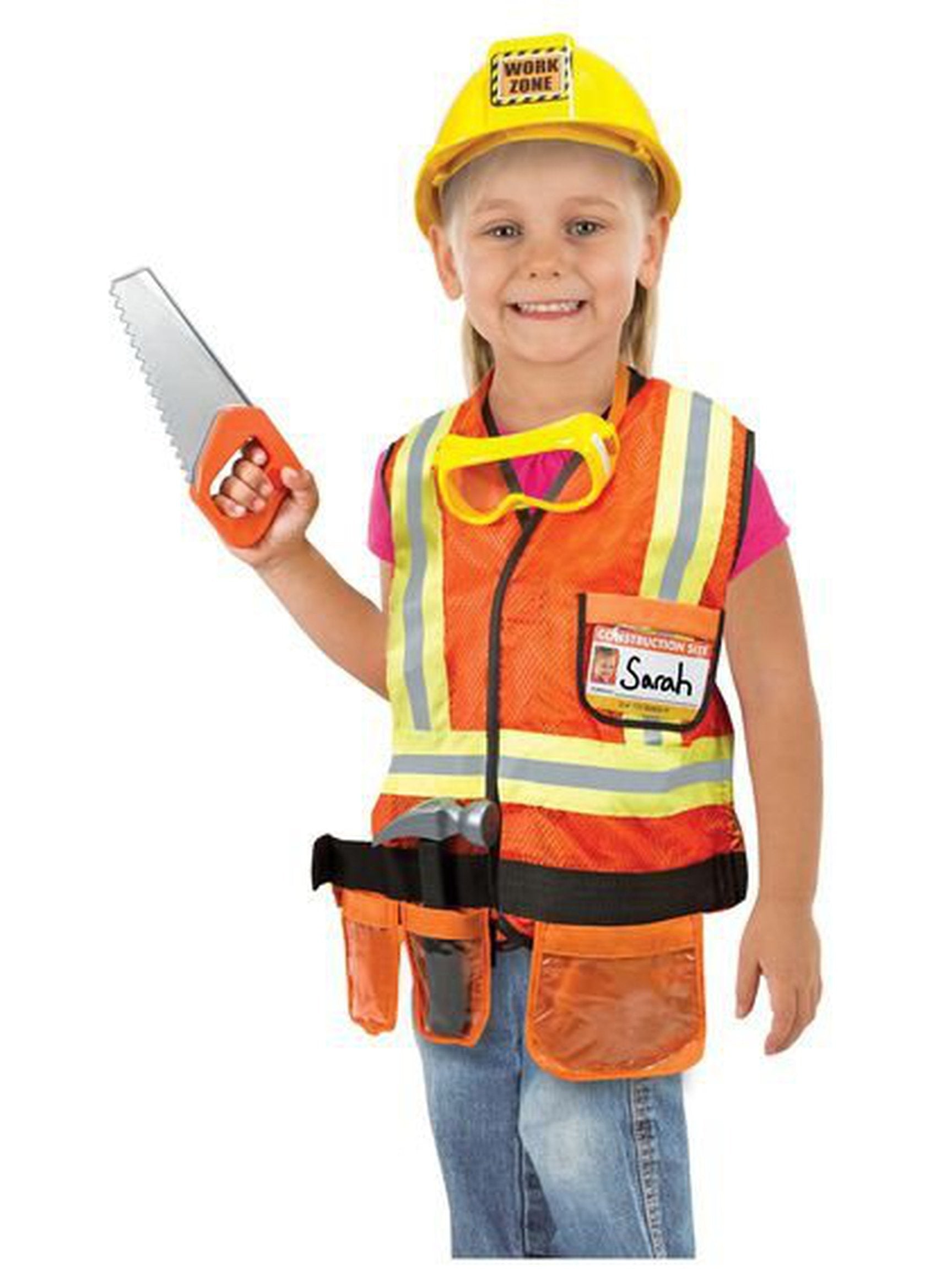 Construction Worker Role Play Costume Set