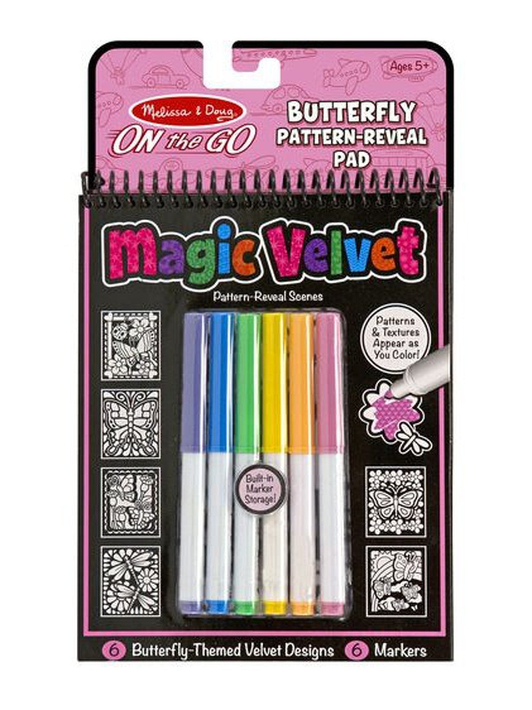 Magic Velvet Butterfly Scenes - On the Go Travel Activity