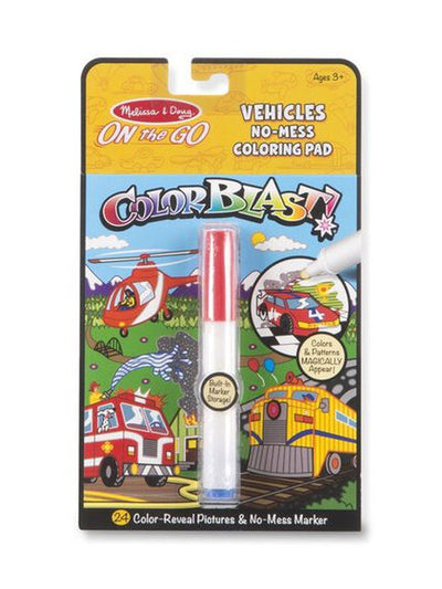 ColorBlast On the Go Coloring Pad - Vehicles