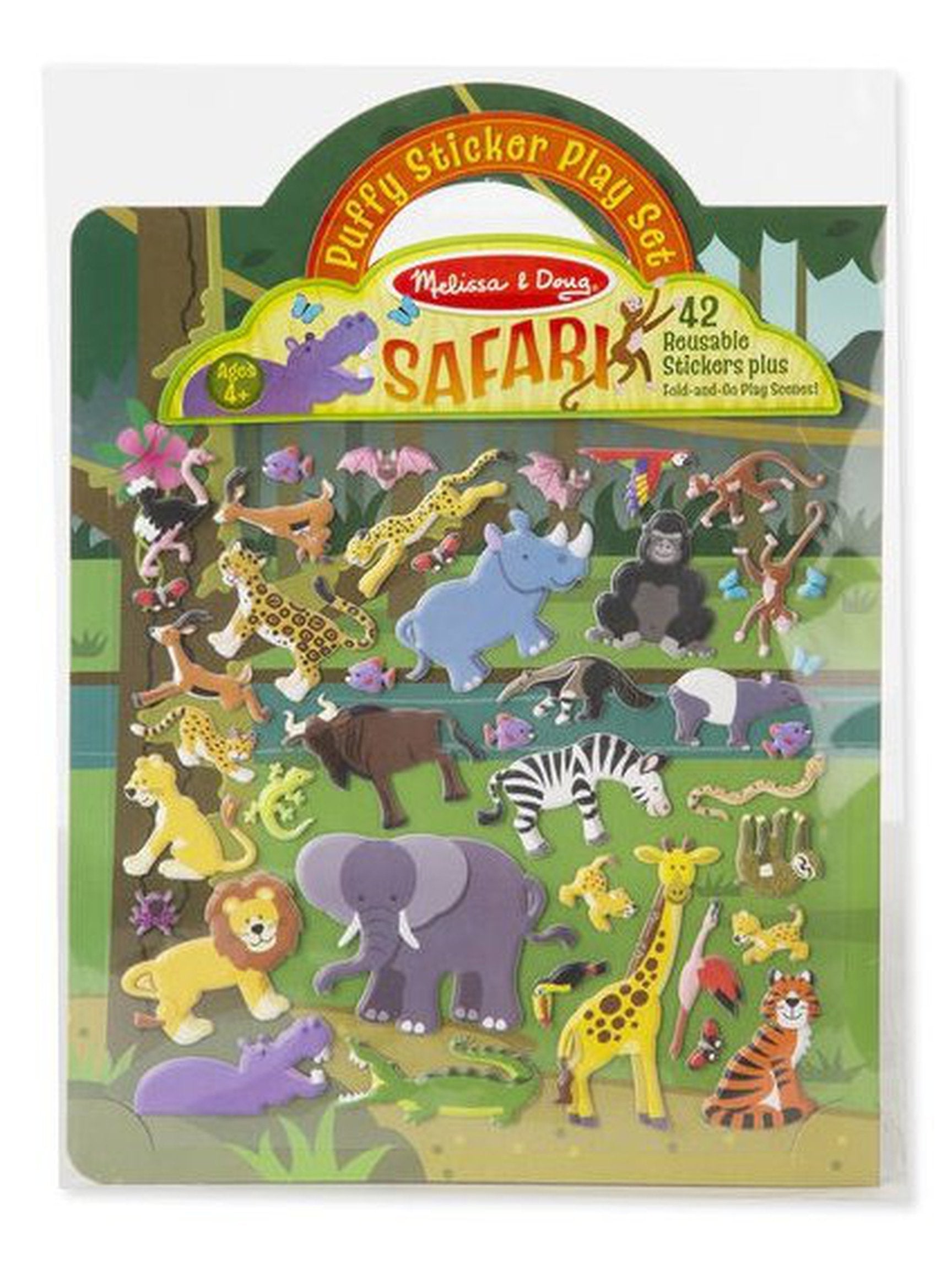 Puffy Sticker Play Set - Safari