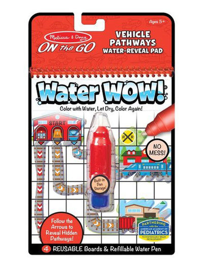 Water Wow! Vehicle Pathways - On the Go Travel Activity