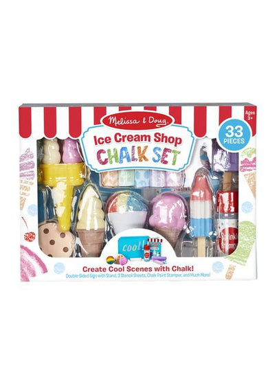 Ice Cream Shop Chalk Play Set