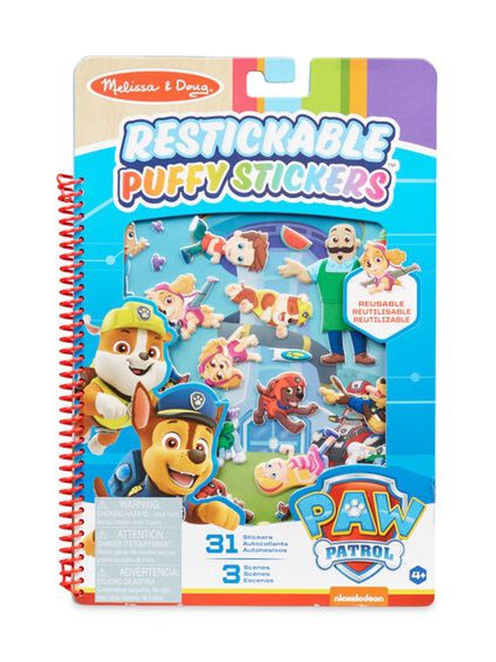 Paw Patrol Puffy Sticker Pad - Adventure Bay