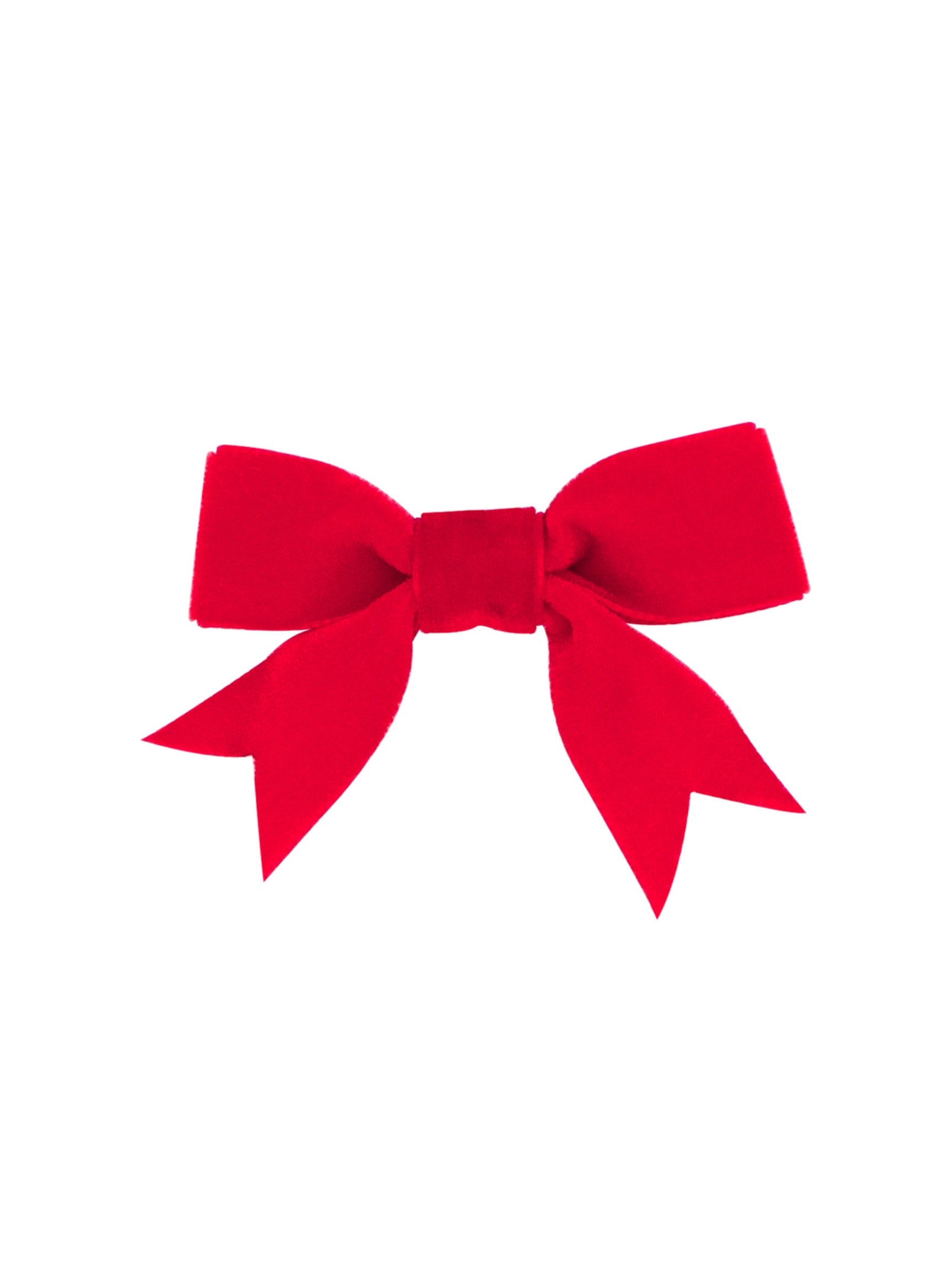 Mini Velvet Two-Loop Bow