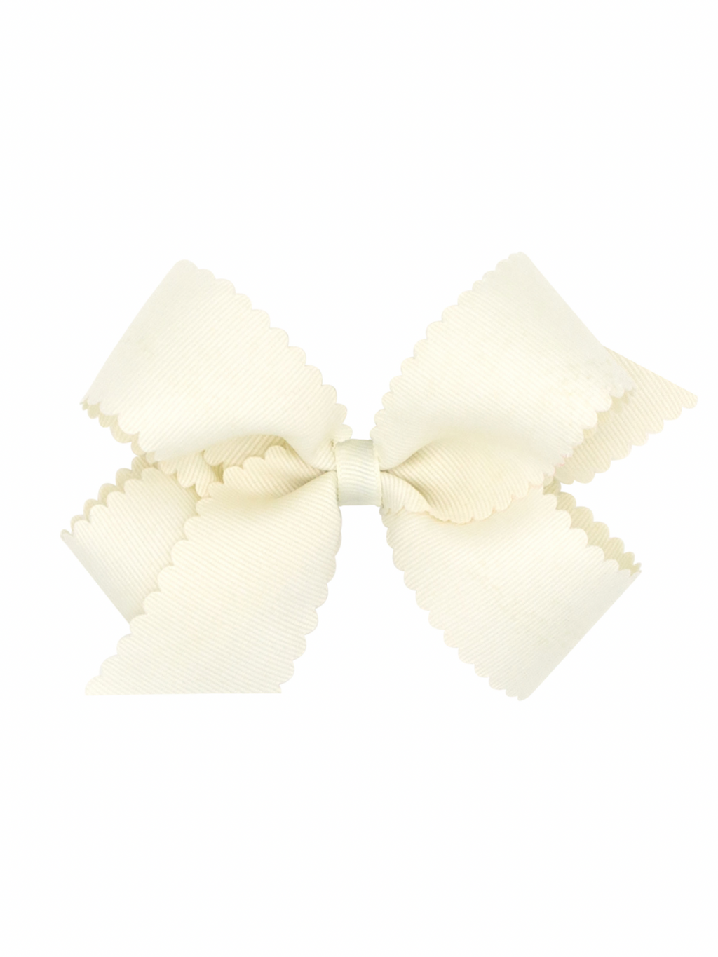 Scalloped Edge Grosgrain Bow