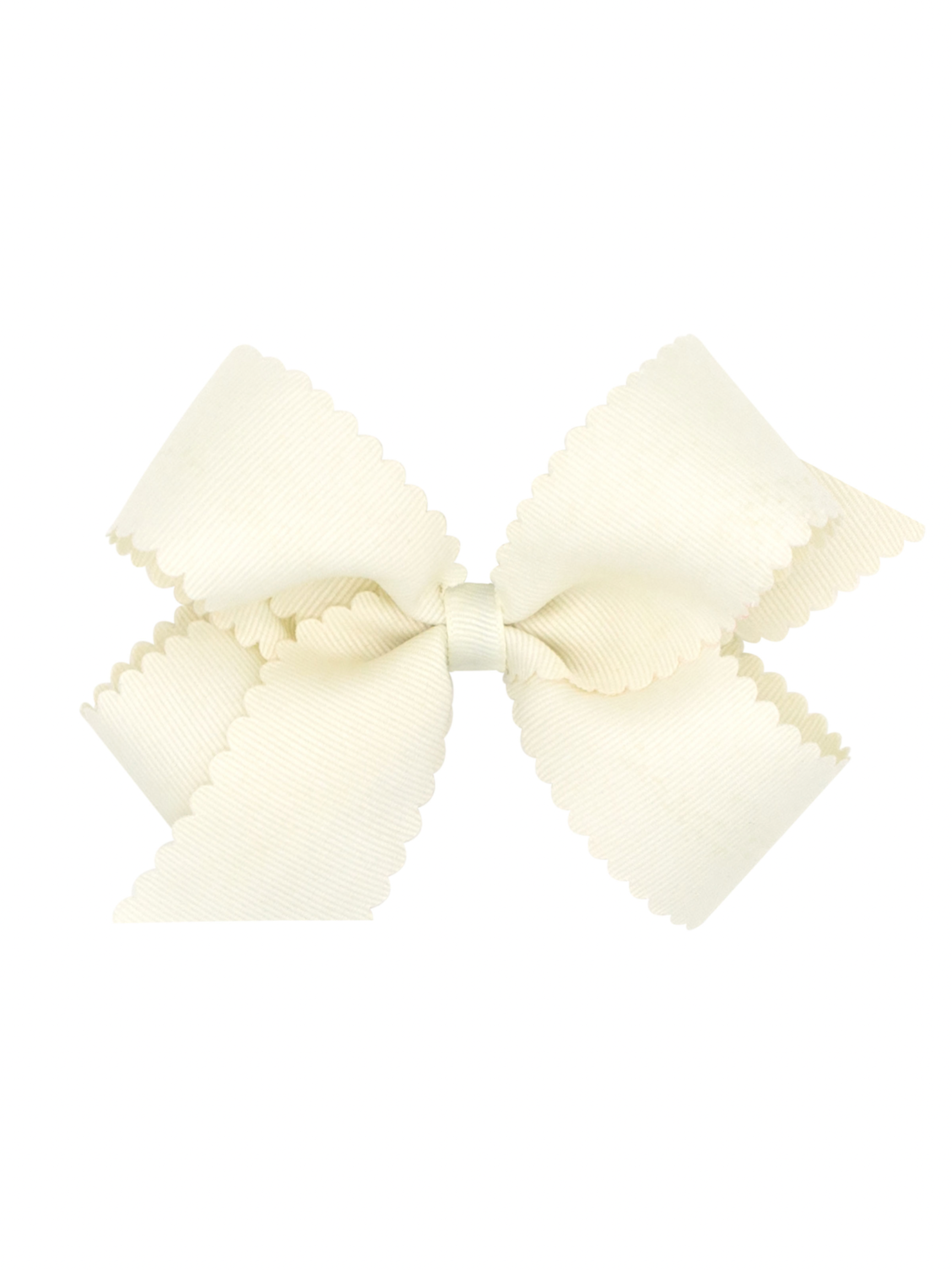 Scalloped Edge Grosgrain Bow