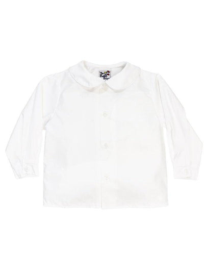 Boy's White L/S Cotton Shirt