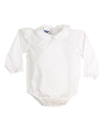 Girl's L/S Cotton Button Back Onesie/Blouse