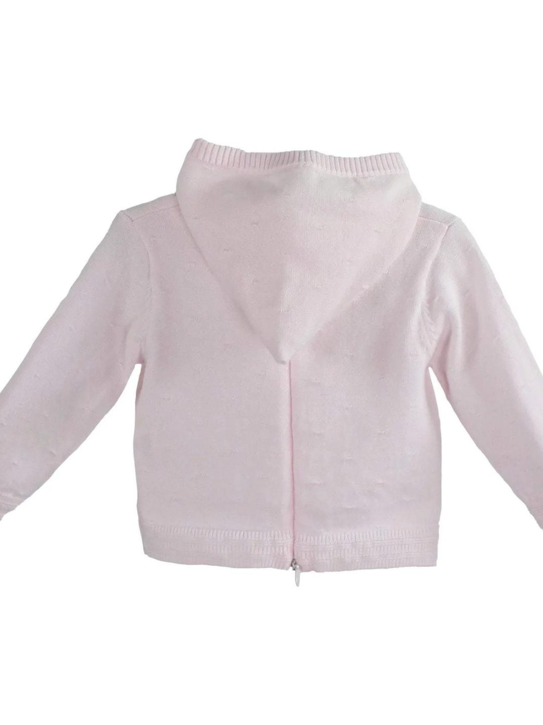 Back Zip Hooded Cardigan - Asst'd Colors