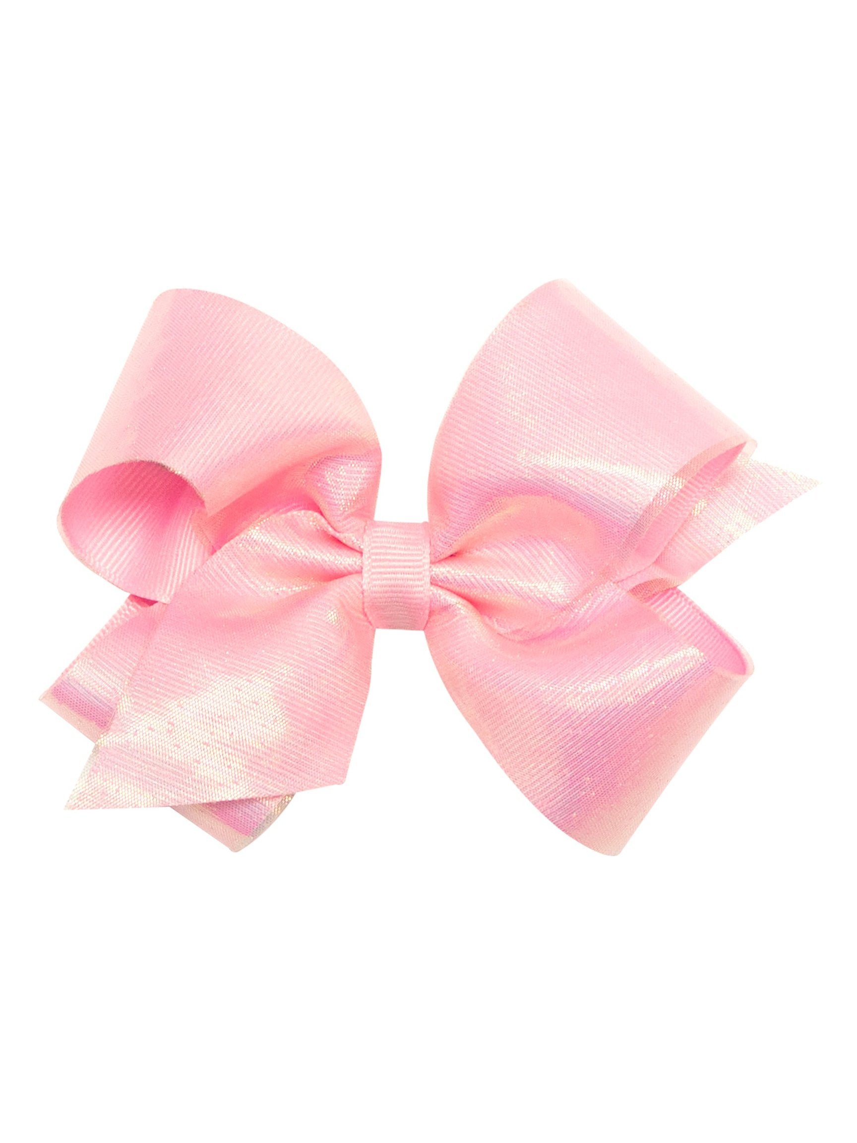 Sheer Grosgrain Overlay Bow