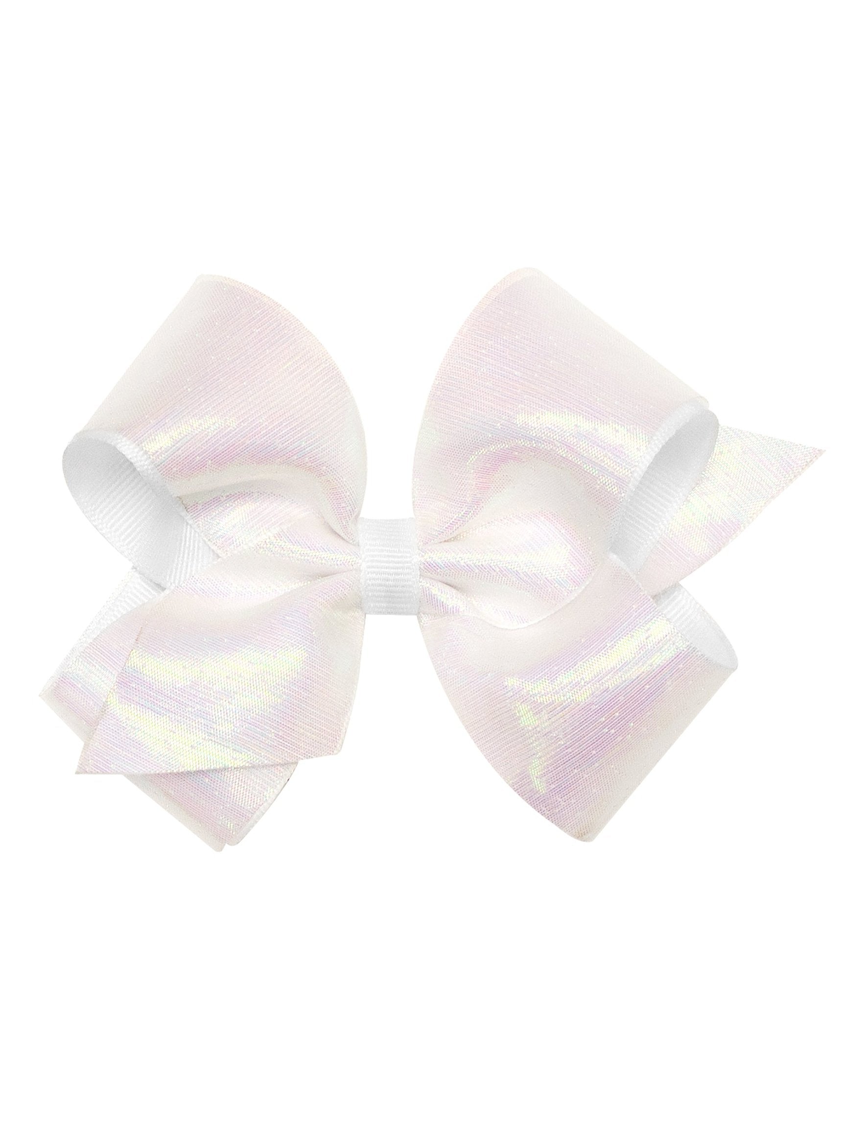 Sheer Grosgrain Overlay Bow