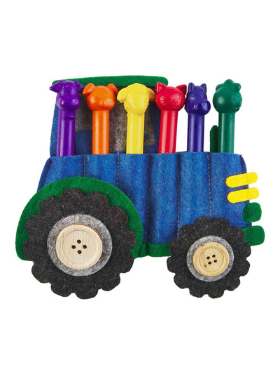 Tractor Crayon Holder
