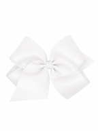 Scalloped Edge Grosgrain Bow