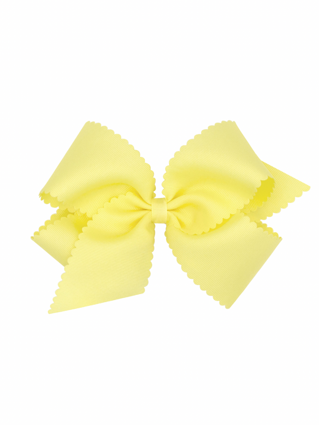 Scalloped Edge Grosgrain Bow