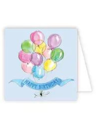 Happy Birthday Balloons Enclosure Card