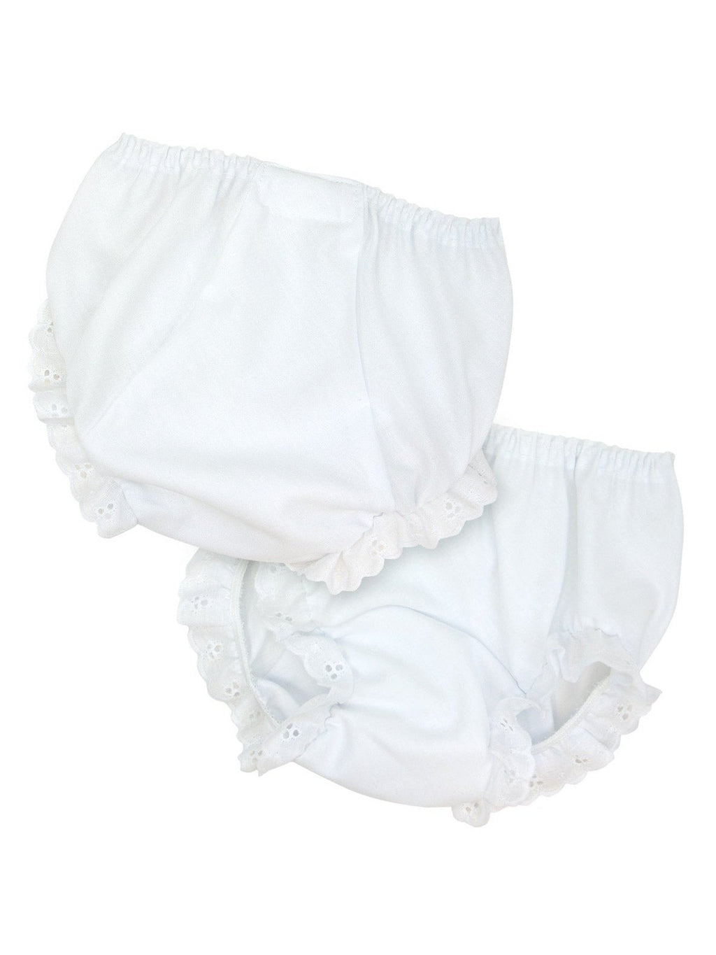 Eyelet Trim Diaper Cover
