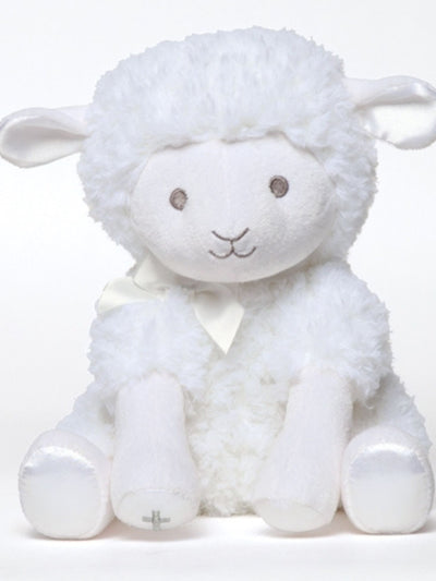 12" Plush Musical Wind-Up Toy Lamb