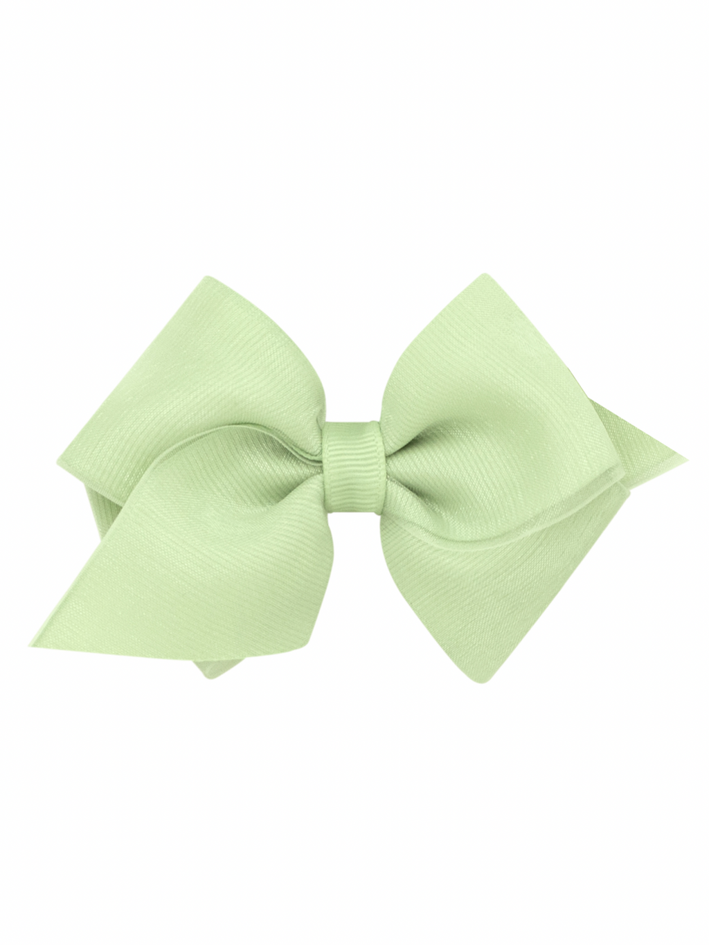 Organza Overlay Grosgrain Hair Bow