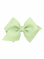 Organza Overlay Grosgrain Hair Bow