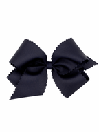 Scalloped Edge Grosgrain Bow