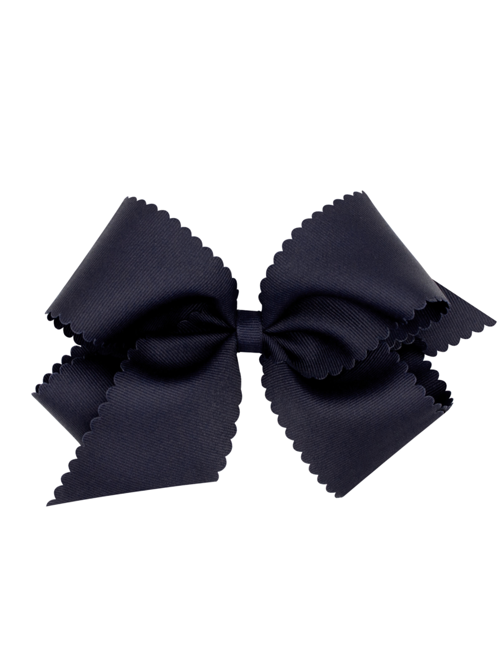 Scalloped Edge Grosgrain Bow