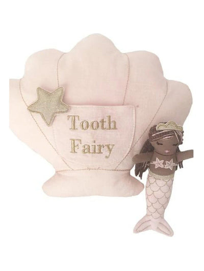 "Macie" Mermaid Tooth Fairy Doll & Pillow Set