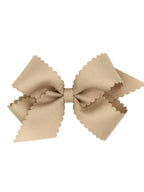 Scalloped Edge Grosgrain Bow