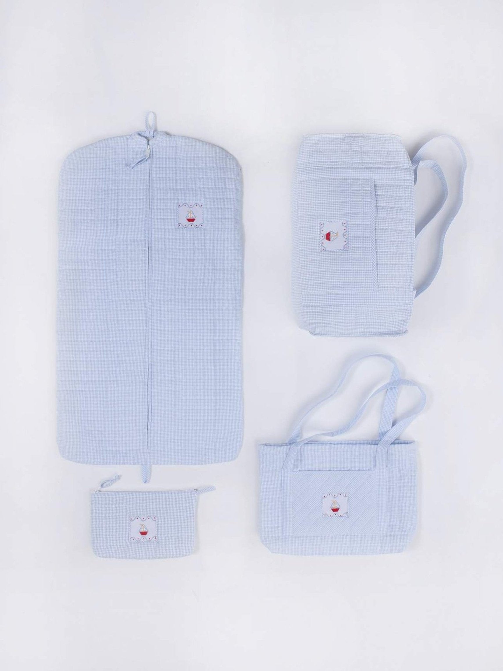 Quilted Luggage - Sailboat