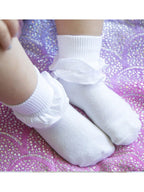 Misty Ruffle Turn Cuff Sock